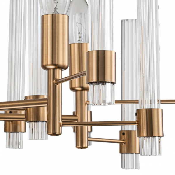 Фото Подвесная люстра Indigo Favara 11040/7P Brass