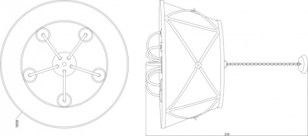Фото Подвесной светильник Moderli Berta V1260-5P
