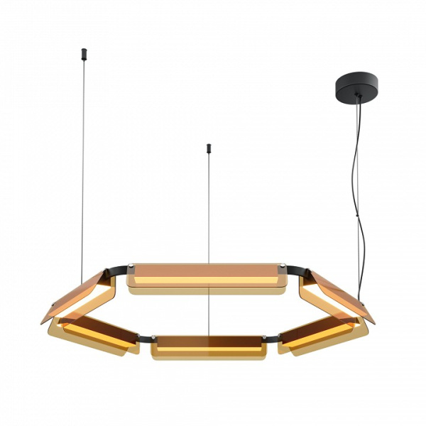 Фото Подвесной светильник Maytoni Flat MOD296PL-L60BC3K