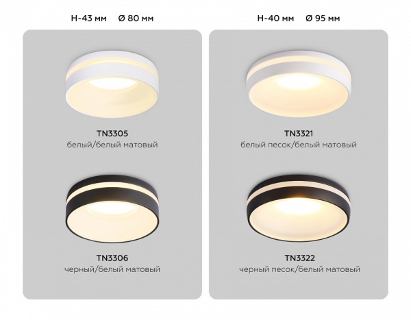Фото Встраиваемый светильник Ambrella Light TN TN3306