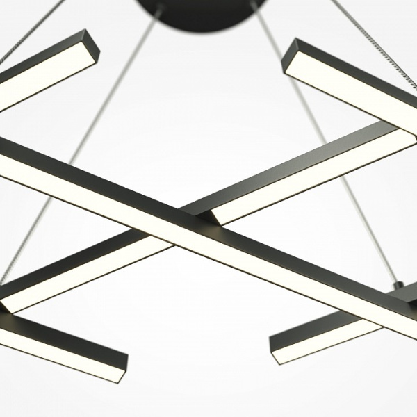 Фото Подвесная люстра Maytoni Halo MOD244PL-L50BK