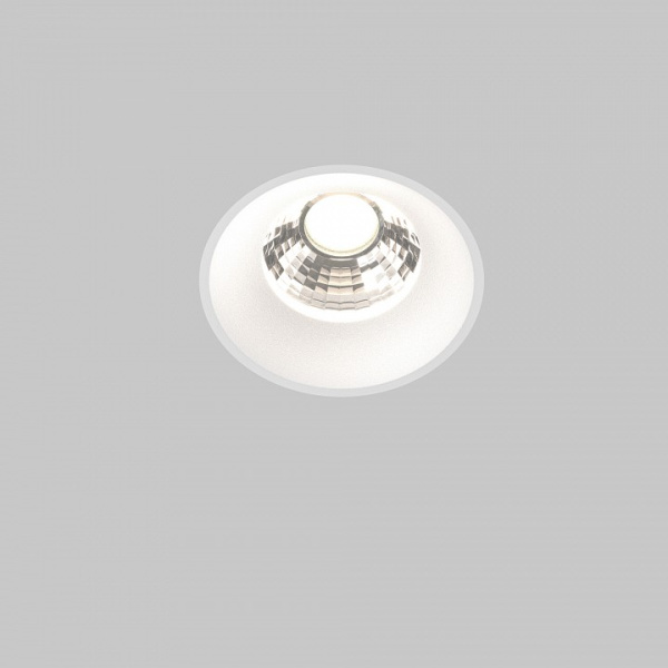 Фото Встраиваемый светильник Maytoni Round DL058-12W4K-TRS-W