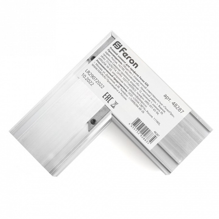 Фото Соединитель угловой L-образный встраиваемый Feron S26 48287