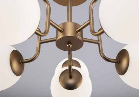 Фото Люстра на штанге Maytoni Erich MOD221PL-10G