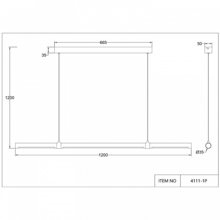 Фото Подвесной светильник Favourite Cuero 4111-1P