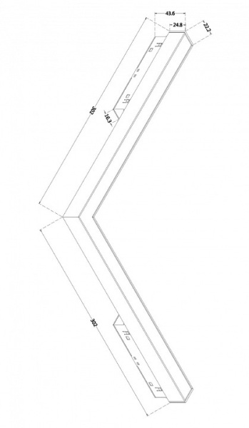 Фото Встраиваемый светильник Maytoni Basis TR042-4-24W3K-WW-DS