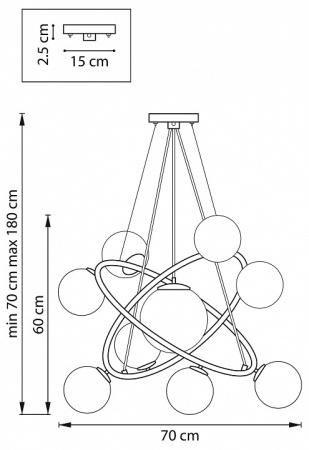 Фото Подвесная люстра Lightstar Croco 815390