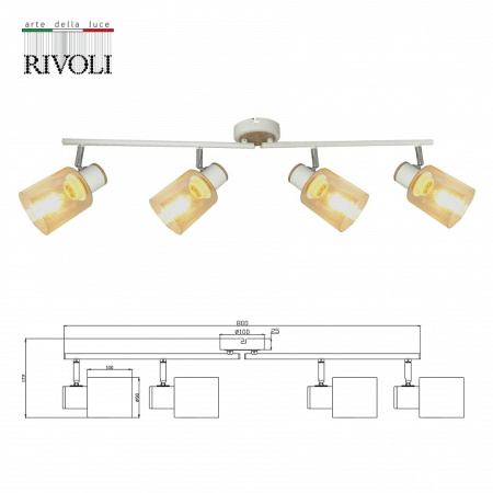 Открыть Спот Rivoli Jamilly Б0054663 Фото Спот Rivoli Jamilly Б0054663