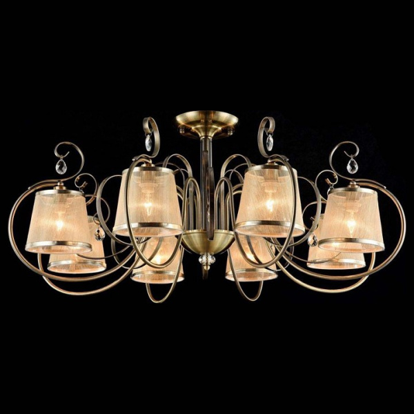 Фото Люстра на штанге Freya Simone FR2020-CL-08-BZ