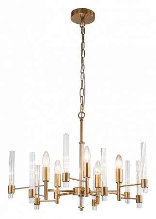 Открыть Подвесная люстра Indigo Favara 11040/5P Brass Фото Подвесная люстра Indigo Favara 11040/5P Brass