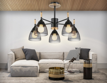 Открыть Люстра на штанге Ambrella Light TR TR8015 Фото Люстра на штанге Ambrella Light TR TR8015