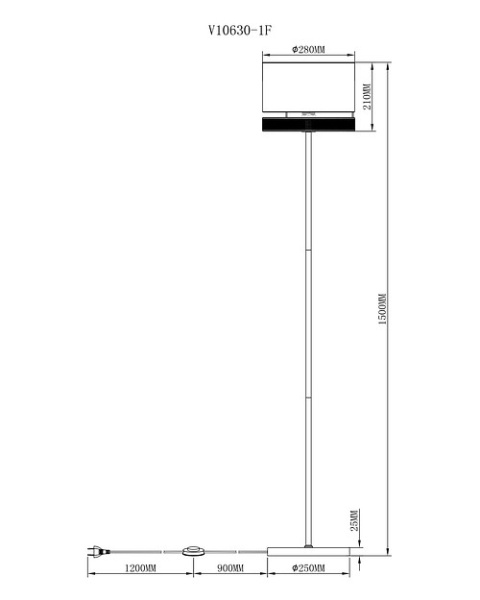 Фото Торшер Moderli Gela V10630-1F