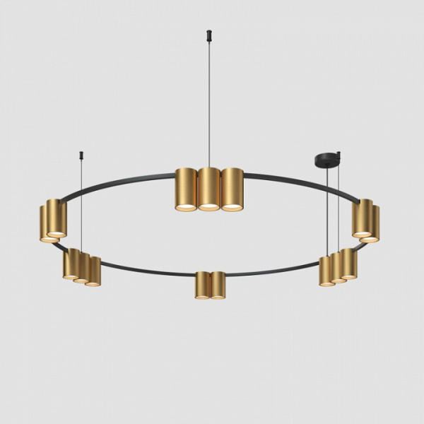 Фото Подвесная люстра Denkirs Orbit DK4067-BK+SG
