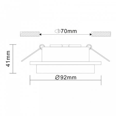 Фото Встраиваемый светильник ST-Luce Chomia ST206.408.01