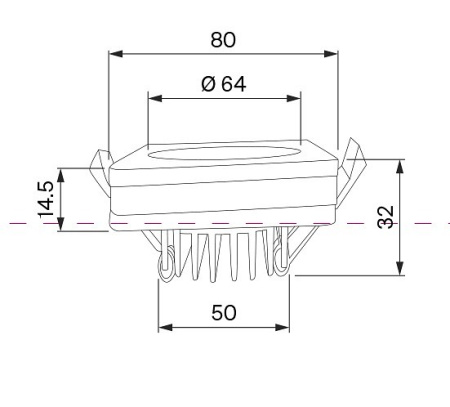 Фото Встраиваемый светильник Maytoni Phanton DL303-L7W4K