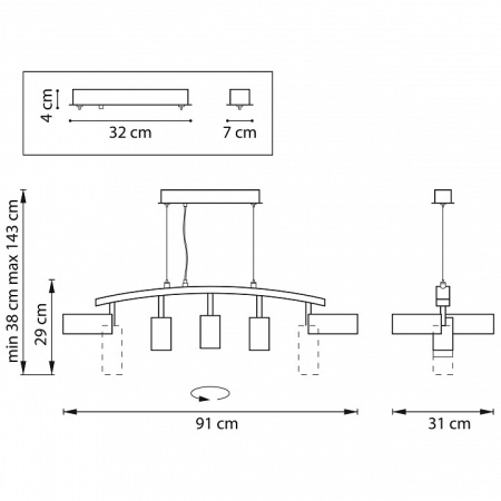 Фото Подвесной светильник Lightstar Rullo LR735872363