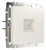 Розетка Ethernet RJ-45 без рамки Werkel перламутровый рифленый W1181013 Розетка Ethernet RJ-45 без рамки Werkel перламутровый рифленый W1181013