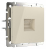 Розетка Ethernet RJ-45 без рамки Werkel слоновая кость W1181003 Розетка Ethernet RJ-45 без рамки Werkel слоновая кость W1181003