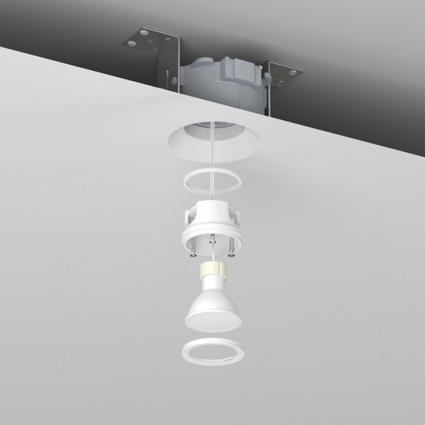 Открыть Встраиваемый светильник Denkirs INVIZ DK2081-WH Фото Встраиваемый светильник Denkirs INVIZ DK2081-WH