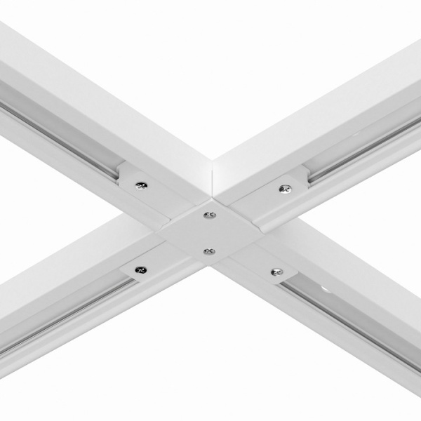Фото Соединитель с токопроводом X-образный для треков Arte Lamp Track Accessories A110033