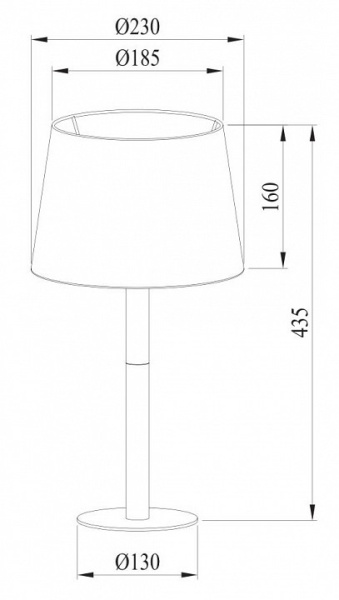 Фото Настольная лампа декоративная Arte Lamp Connor A2102LT-1WH