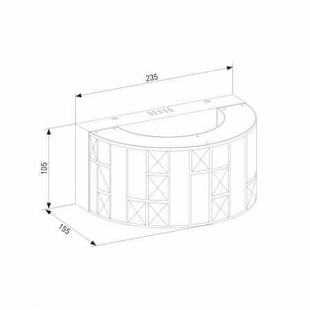 Открыть Накладной светильник Bogate's Cliff 473/1 Фото Накладной светильник Bogate's Cliff 473/1