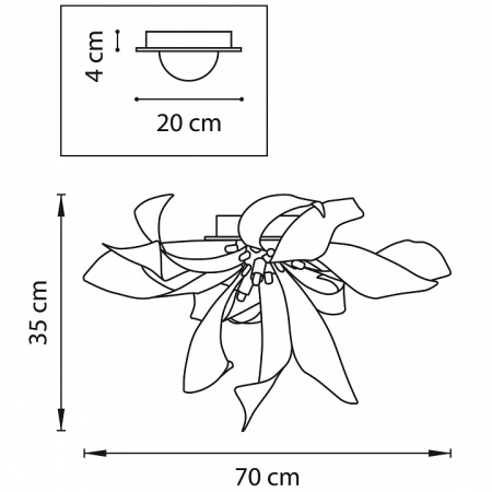 Фото Накладной светильник Lightstar Turbio 754167