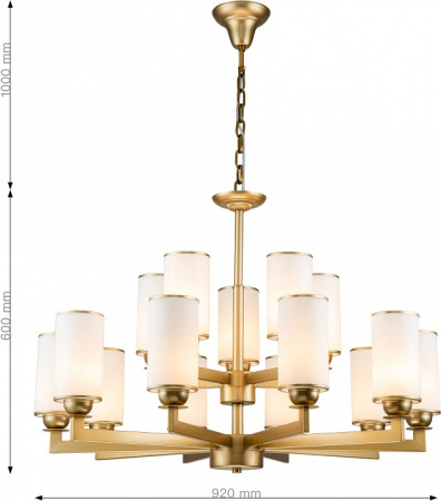 Открыть Подвесная люстра Favourite Sollemnis 2621-15P Фото Подвесная люстра Favourite Sollemnis 2621-15P