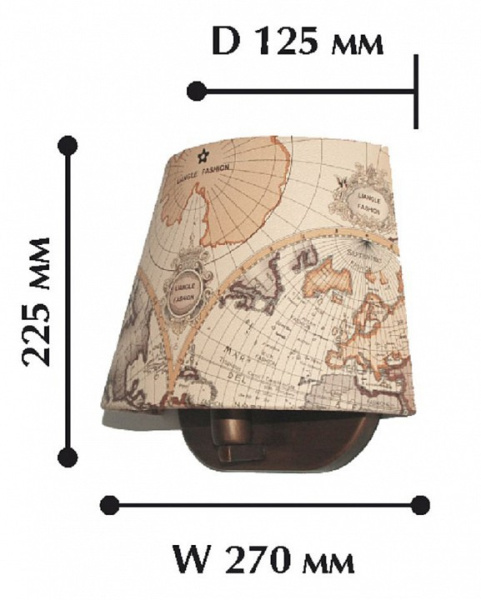 Фото Бра Favourite Mappa 1122-1W