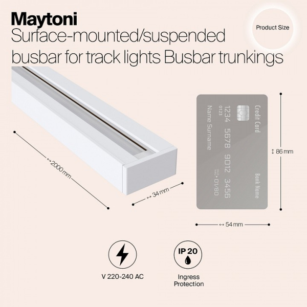 Фото Трек накладной Maytoni Busbar trunkings TRX001-112W