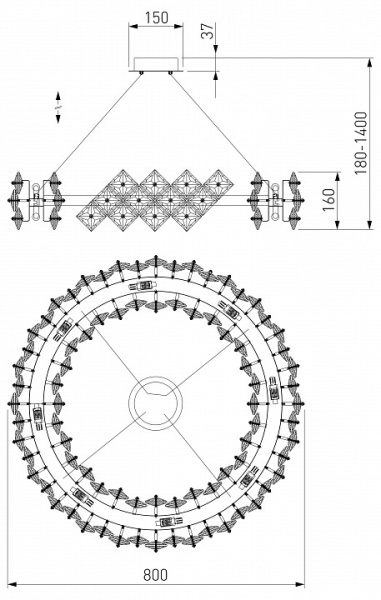 Открыть Подвесной светильник Bogate's Rubis 371 Strotskis Фото Подвесной светильник Bogate's Rubis 371 Strotskis