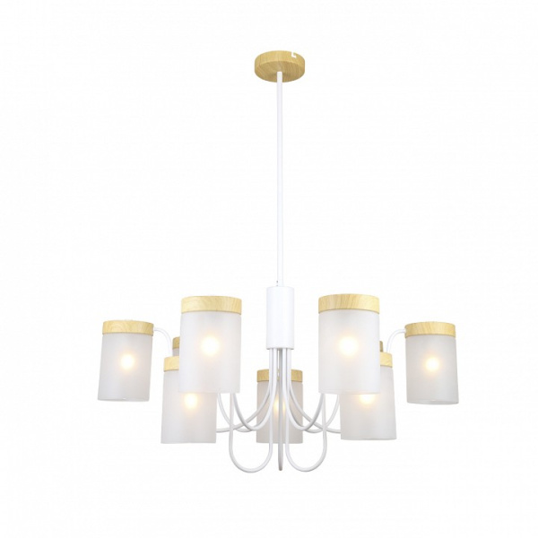 Открыть Люстра на штанге Escada Harmony 1172/9P White Фото Люстра на штанге Escada Harmony 1172/9P White