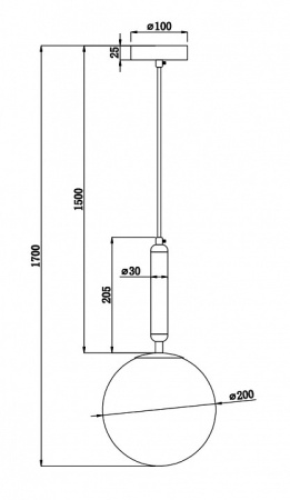 Фото Подвесной светильник Freya Zelda FR5125PL-01BS