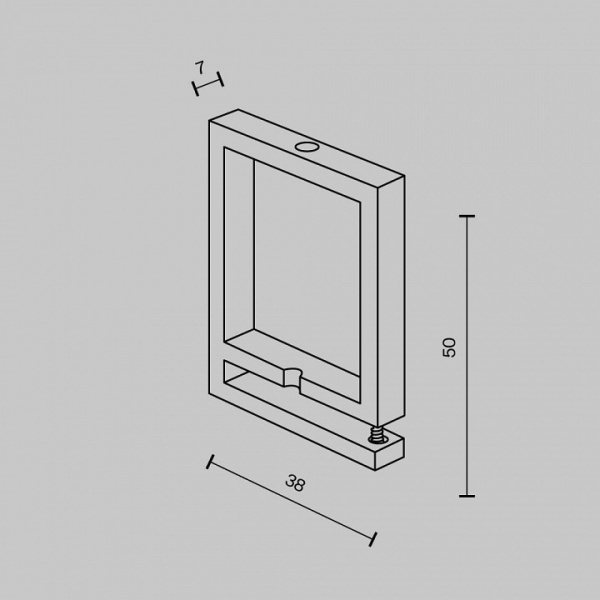 Фото Крепление для треков-ремней Maytoni Accessories for system Parity TRA130BS-B