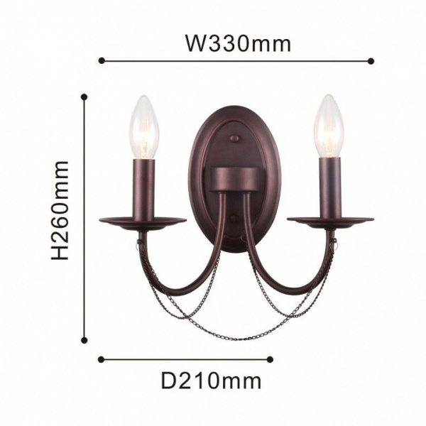 Открыть Бра F-promo Plini 2590-2W Фото Бра F-promo Plini 2590-2W