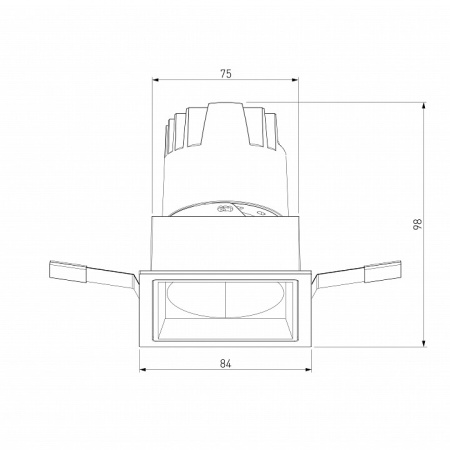 Фото Встраиваемый светильник Elektrostandard Inline a064614