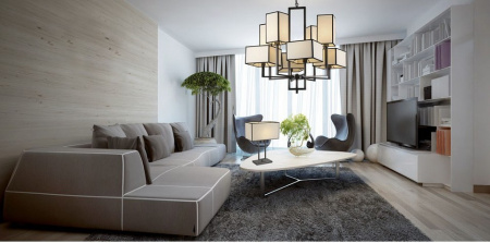 Фото Подвесная люстра Divinare Porta 5933/01 LM-8