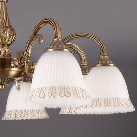 Фото Люстра на штанге Eurosvet Campina 60107/8 античная бронза