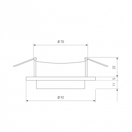 Фото Встраиваемый светильник Elektrostandard Solas a053346