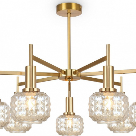 Открыть Люстра на штанге Freya Fero FR5366CL-07BS Фото Люстра на штанге Freya Fero FR5366CL-07BS