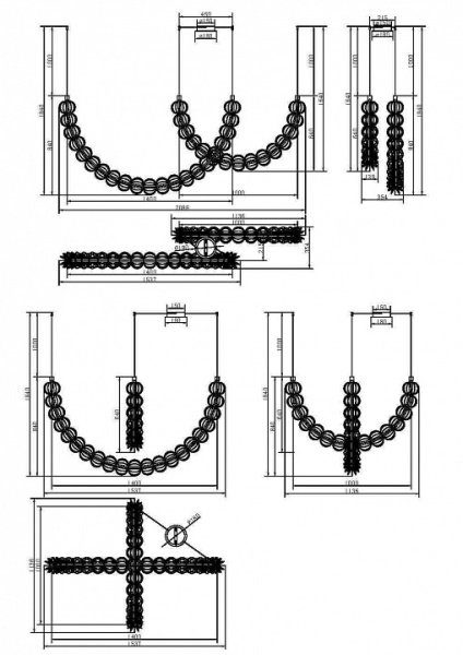 Фото Подвесной светильник Maytoni Golden Cage MOD216PL-L55G3K