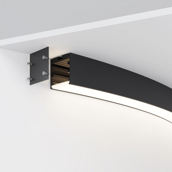 Фото Профиль накладной Maytoni Led strip ALM-3535R-B-D-45°-1.5M