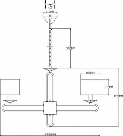 Фото Подвесная люстра Moderli Celestia V2632-8P