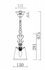 Фото Подвесной светильник Freya Driana FR2405-PL-01-BZ