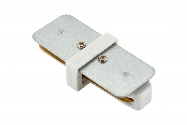 Фото Соединитель линейный для треков Denkirs DK Track White TR1101-WH