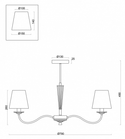 Фото Подвесная люстра Freya Osborn FR2027PL-07N