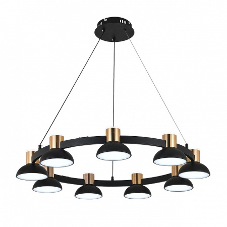 Открыть Подвесная люстра Indigo Traforo 11059/9P Black Фото Подвесная люстра Indigo Traforo 11059/9P Black