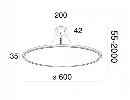 Фото Подвесной светильник Maytoni Cosmos MOD057PL-L54W4K