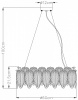 Открыть Подвесная люстра Arte Lamp Evie A4052SP-8SG Фото Подвесная люстра Arte Lamp Evie A4052SP-8SG