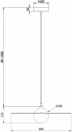 Фото Подвесной светильник Freya Jovian FR5390PL-01B